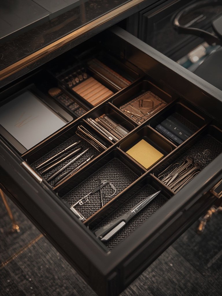 drawer organizer in action