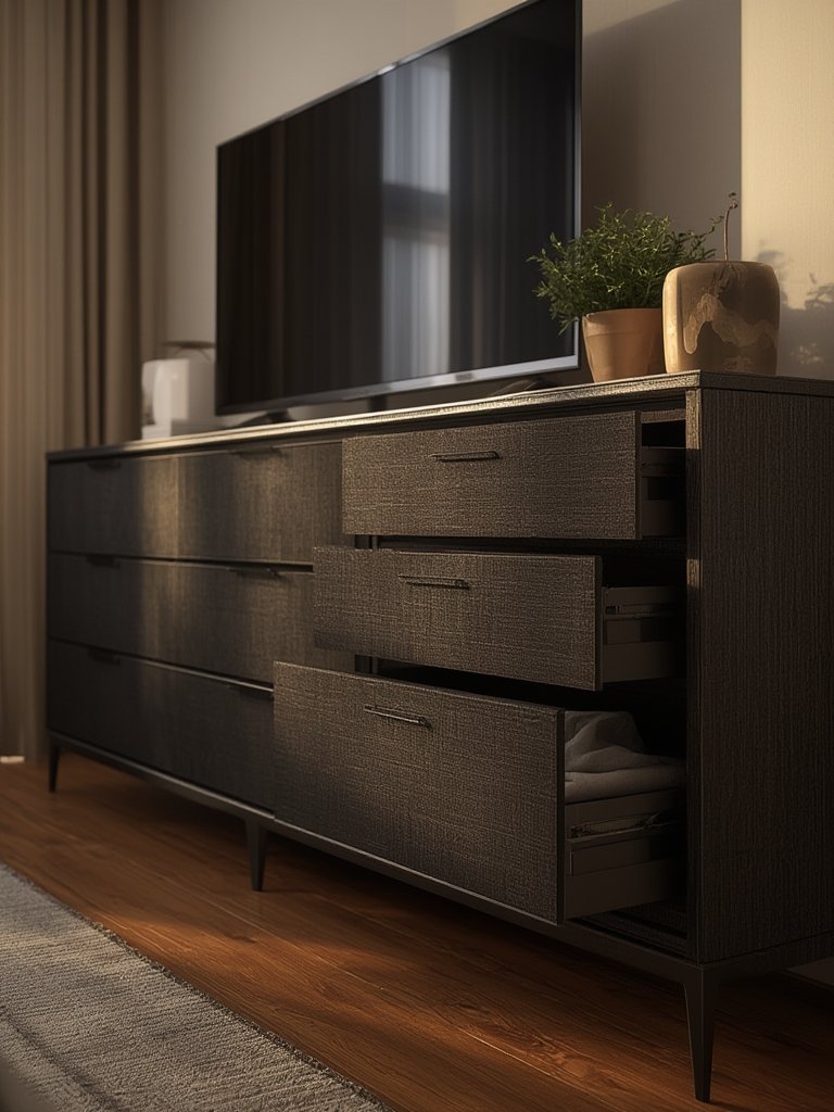 dresser organizer in action