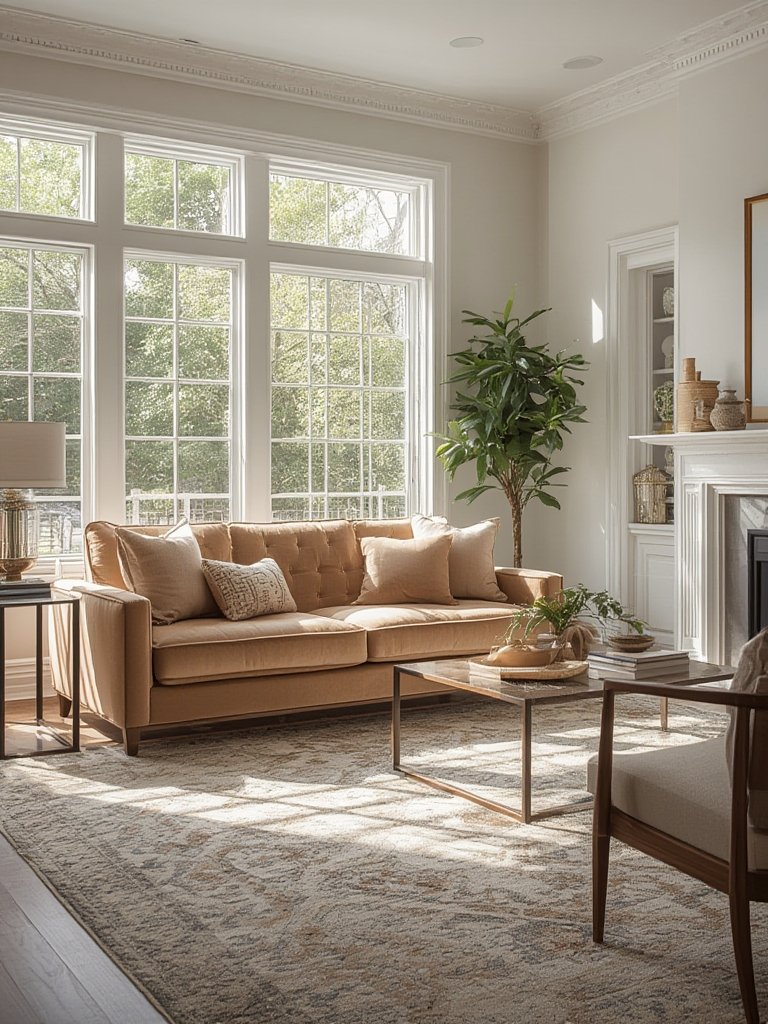 luxury velvet sofa - Illustration 3